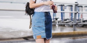 After summer, T-shirts + skirts become popular again (it’s worth learning from this simple, comfortable and elegant style)