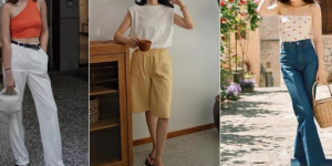 Tired of wearing T-shirts + wide-leg pants (try these 3 combinations this summer to look slim and fashionable)