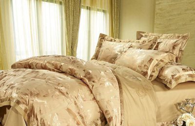 Four-piece bed fabric set