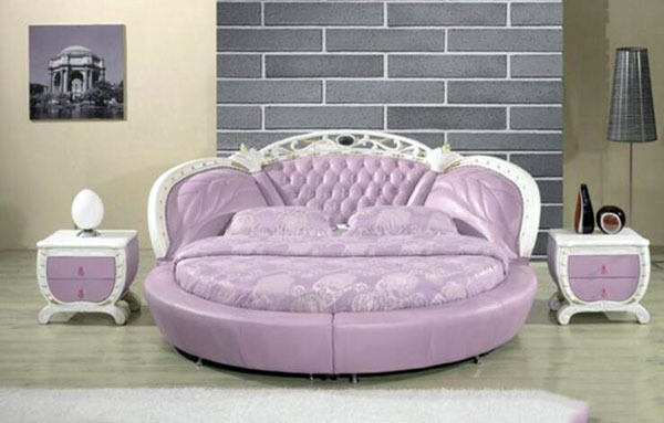 Gorgeous style round mattress matching