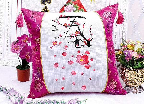 How to clean cross-stitch pillows