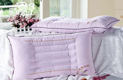 Lavender pillow has a calming effect