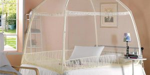 How to install mosquito nets in summer